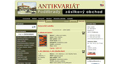 Desktop Screenshot of antikvariatpodebrady.cz